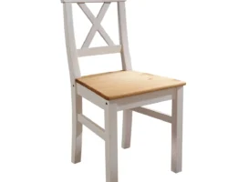 Chaise WZ-0133 Pin Ciré Blanc