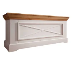 Coffre WZ-0133 Pin Ciré Blanc