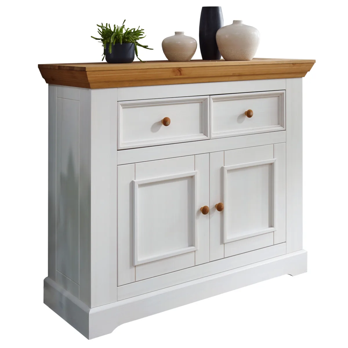 Commode Pour Surmeuble II WZ-0133 Pin Blanc
