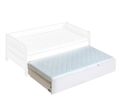 Łóżko "BORYS B3" (dolne) - Kolor Korpusu: sosna na biel