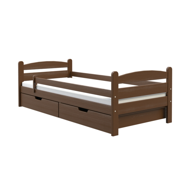 Łóżko « MAURICIUS » – Kolor Korpusu: sosna na orzech