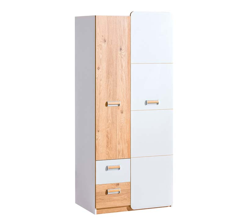 System « LORENTO » L1 (Szafa 2D 2S) – Kolor: dąb nash