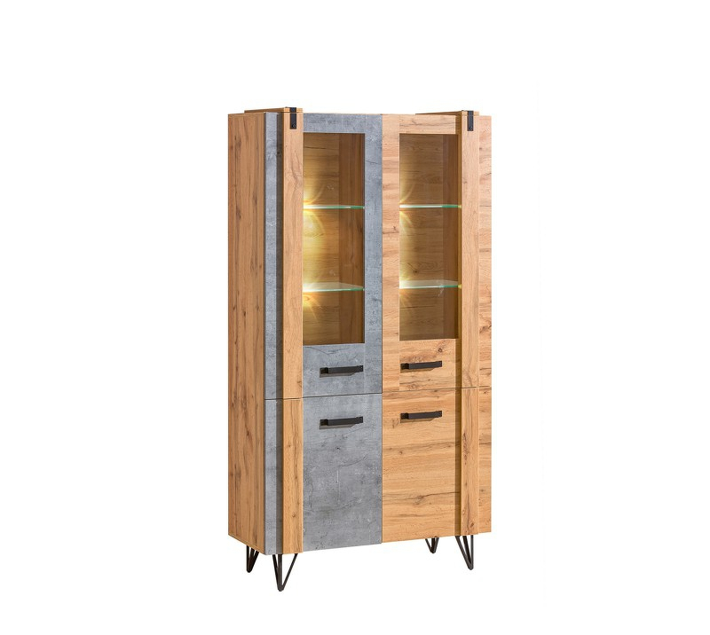 System « LOFTER » LO3 (Witryna 4D) – Kolor: beton millenium