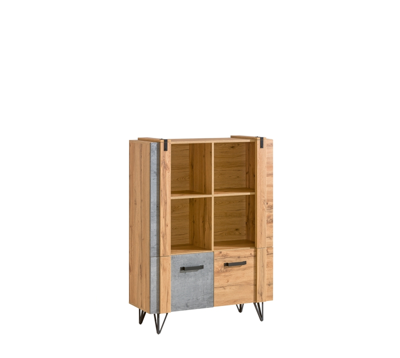 System « LOFTER » LO4 (Regał 2D) – Kolor: beton millenium