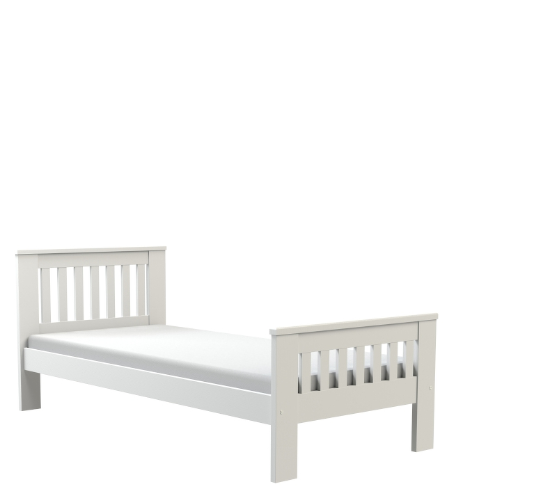 Łóżko « LAURA » – Kolor Korpusu: sosna na biel