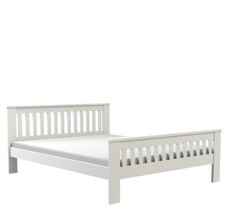 Łóżko « LAURA » – Kolor Korpusu: sosna na biel