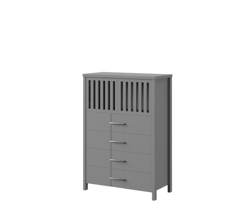 Komoda LAU2 « LAURA » – Kolor Korpusu: sosna na antracyt