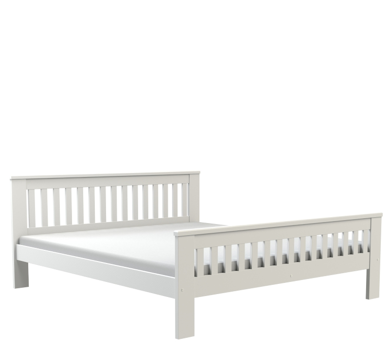 Łóżko « LAURA » – Kolor Korpusu: sosna na biel